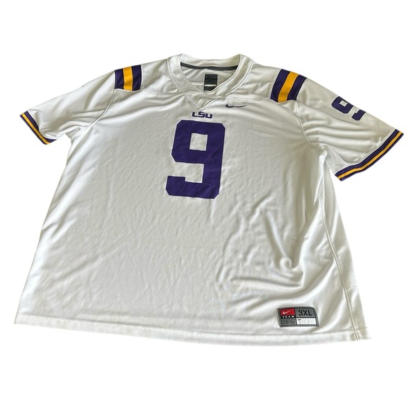 Nike Men LSU Tigers Football Joe Burrow Jersey Sz 3XL